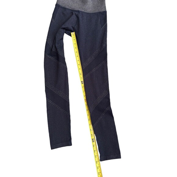 Athleta Twilight Tight Midnight Blue Sparkle Shimmer Leggings Women's Size Small - Picture 4 of 5